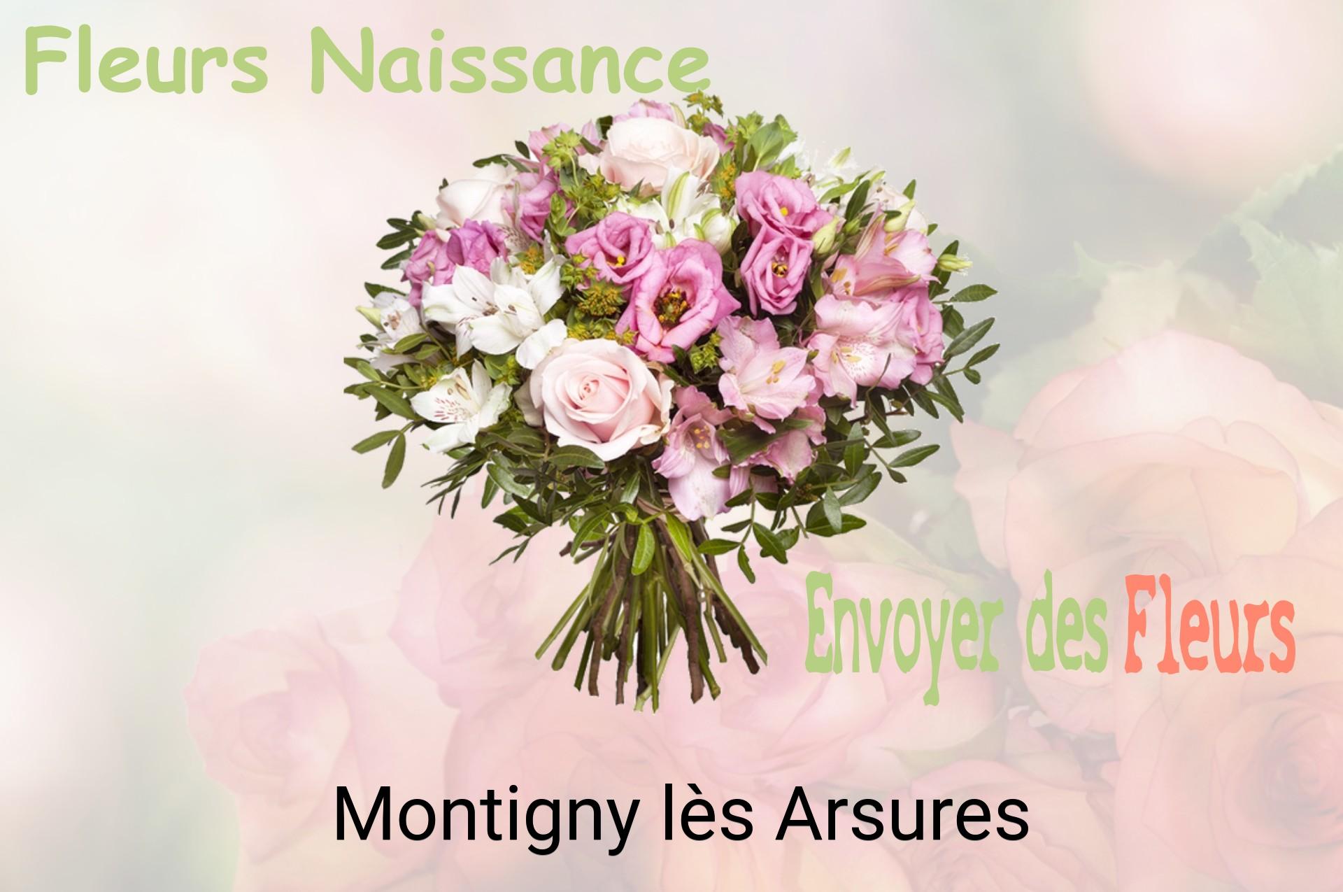 Bouquet de fleurs de naissance livré à Montigny-lès-Arsures